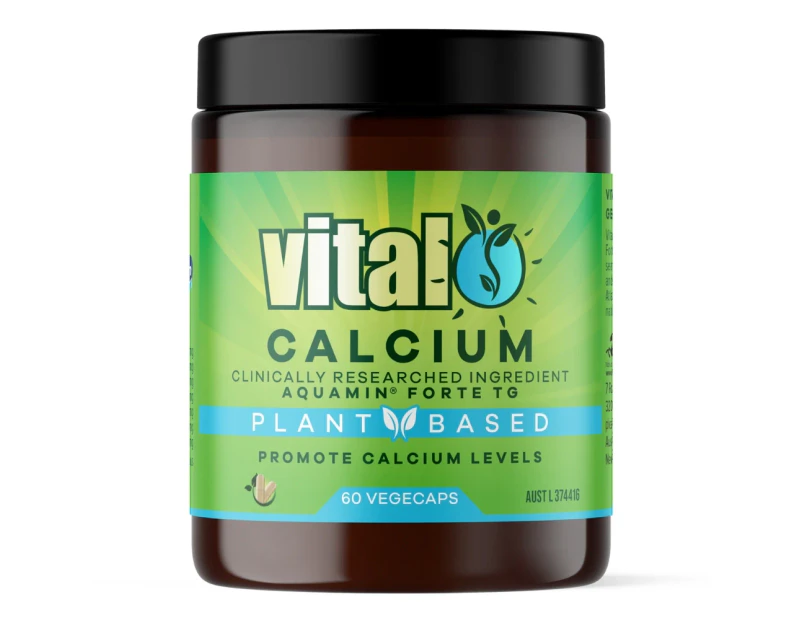 Vital Plant Based Calcium Supplement 60 Vegecaps