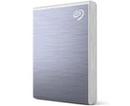 Seagate STKG2000402 2TB One Touch SSD External SSD Portable Blue, Speeds up to 1030MB/s