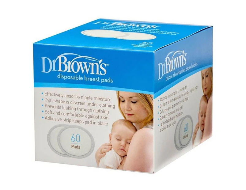 Dr Brown's Disposable Breast Pads 60 Pack