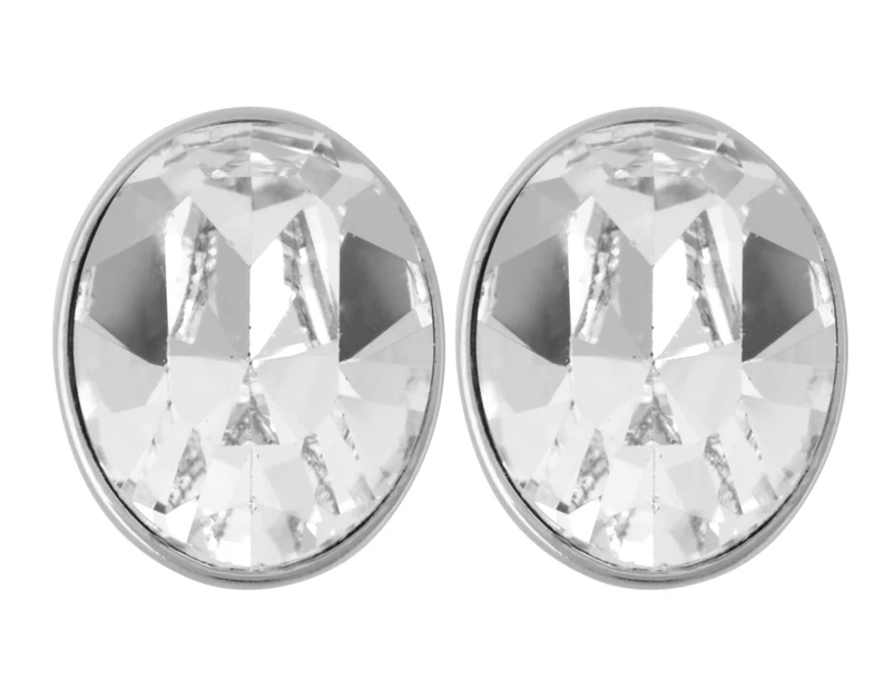 Calvin Klein Brilliant Stone Set Earrings - Silver