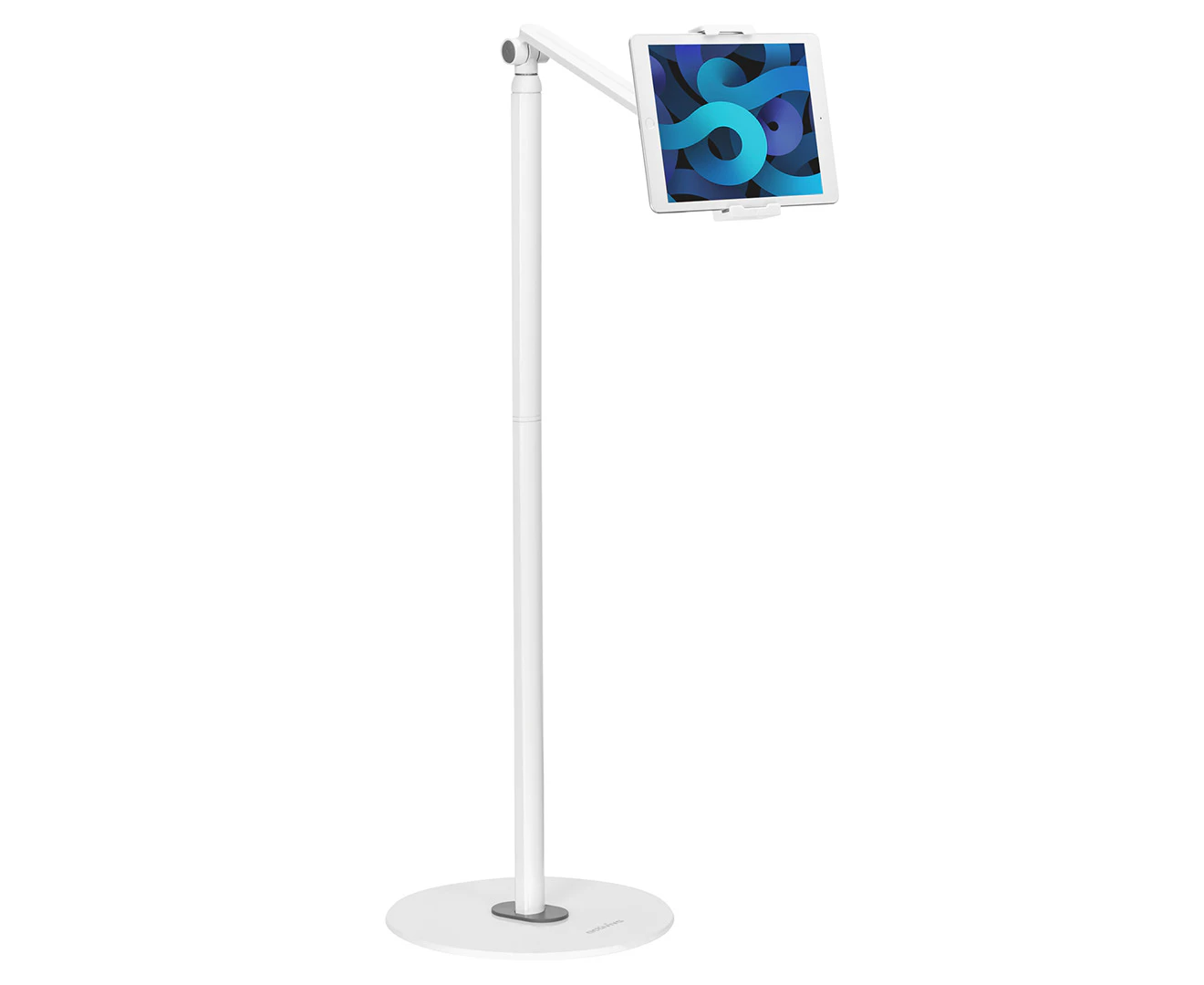 Activiva 136cm Universal iPad & Tablet Floor Stand f/ Tablets 4.7-12.9" White