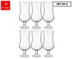 Set of 6 Bormioli Rocco 500mL Bartender Novecento Hurricane Glasses