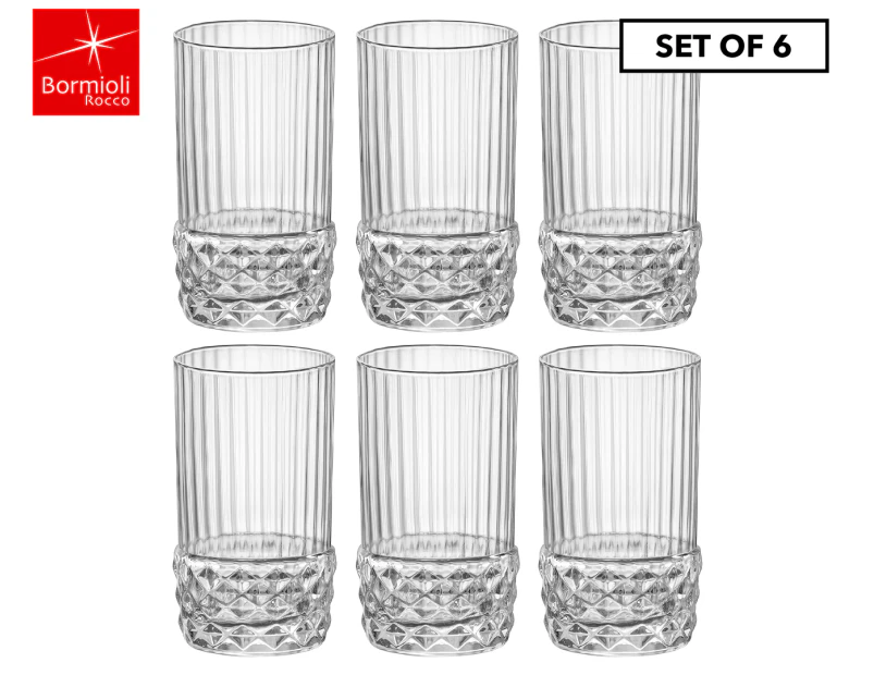 Bormioli Rocco America 20s Shot Glasses 80mL Set of 6