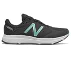 New Balance Women's FLSHv5 Running Shoes - Black/White/Teal 1