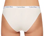 Calvin Klein Women's Carousel Bikini Briefs 3-Pack - Nymphs Thigh/Grey/Shoreline