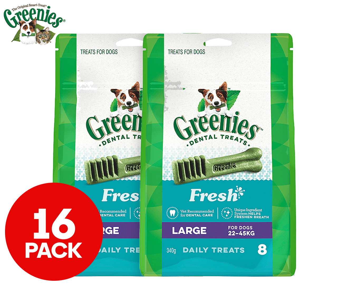 what age can puppies eat greenies