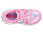 Skechers Toddler Girls' Sweetheart Lights Lovely Dreams Sneakers - Pink/Lavender