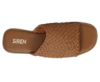 Siren Women's Coco Leather Slides - Tan