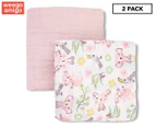 Weegoamigo Baby Muslin Wraps 2-Pack - Kimmy Koala