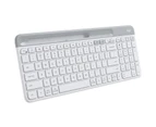 Logitech K580 Slim Multi-Device Wireless Keyboard - Off-White - White