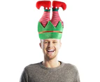Funny Novelty Christmas Hat Xmas Party Upside Down Pants - Red Trouser Hat