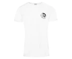 Diesel Men's Basic Tee / T-Shirt / Tshirt 3-Pack - White
