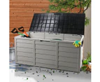 290l Outdoor Storage Box Garden Lockable Toys Tools Container Waterproof Indoor