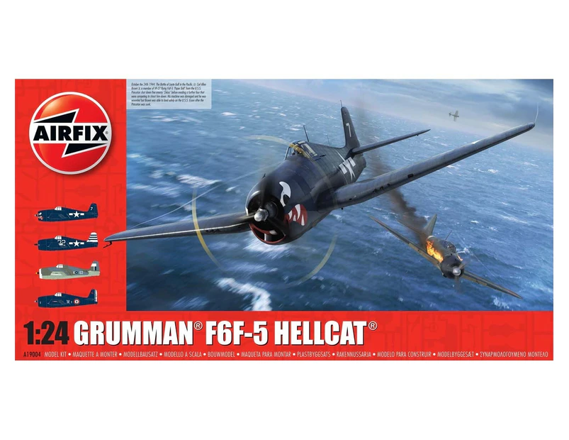 Airfix 1/24 Grumman F6F-5 Hellcat Plastic Model Kit