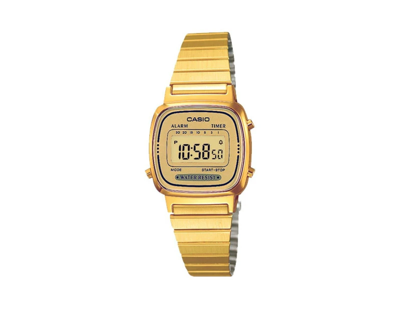 Casio Gold Stainless-Steel Quartz Watch LA670WGA-9