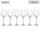 Set of 6 Krosno 200mL Splendour Wine Glasses
