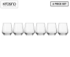 Set of 6 Krosno 400mL Splendour Tumbler Glasses