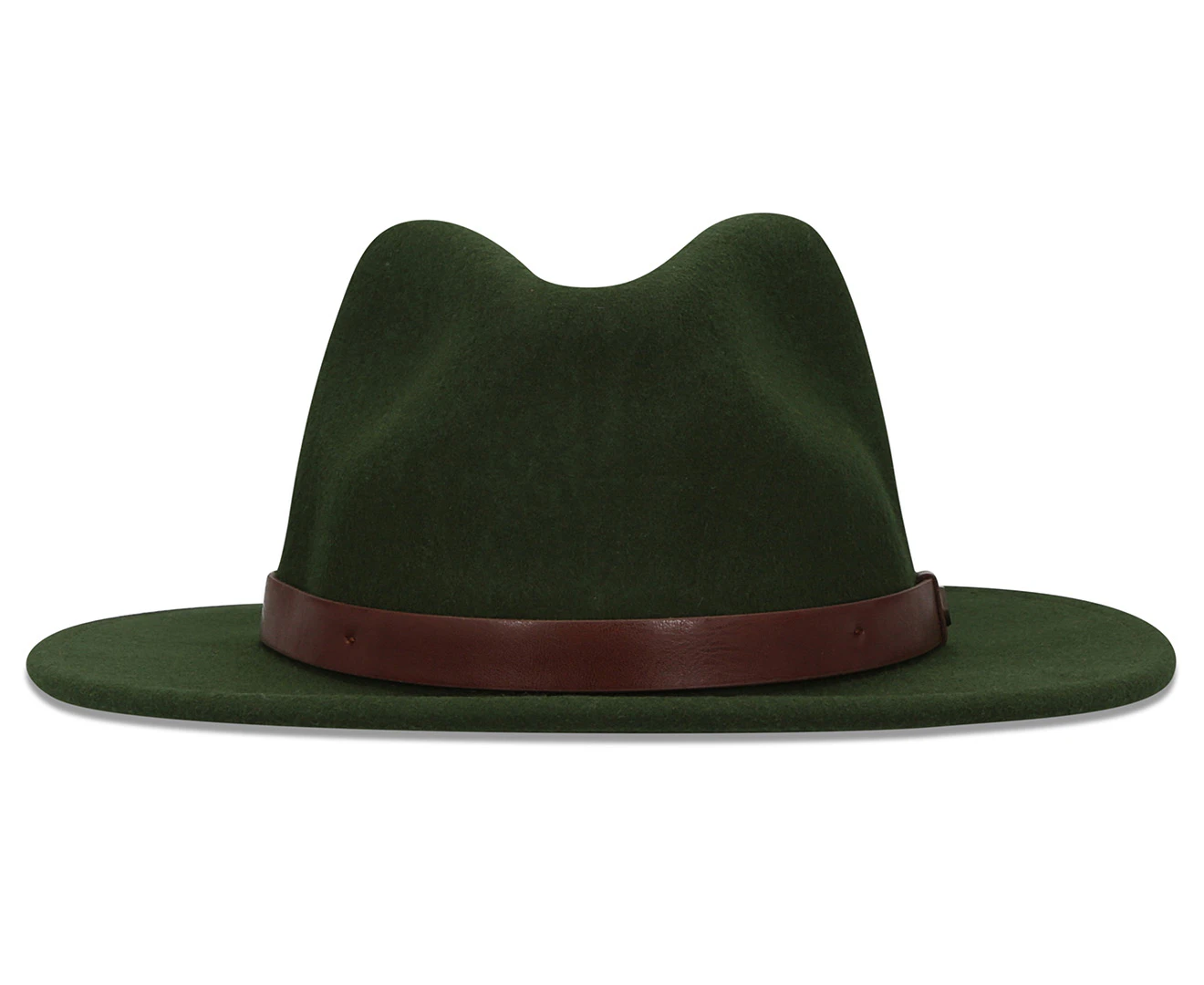 Brixton Messer Fedora - Moss/Brown