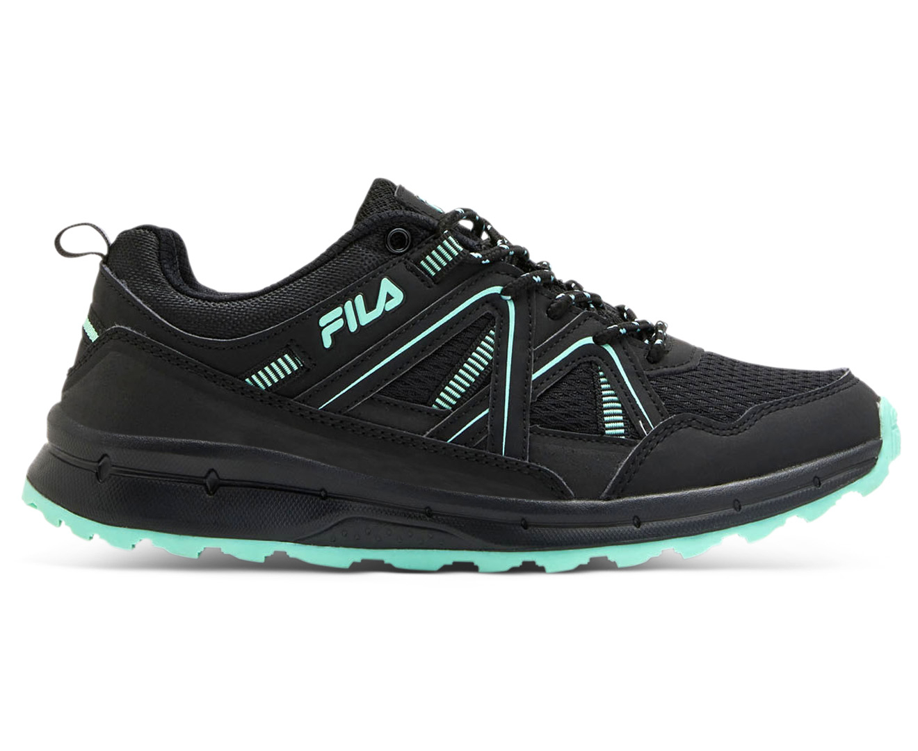 Fila Women's Andria Trainers - Black/Mint | Catch.co.nz