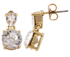 Mestige Alta Earrings w/ Swarovski® Crystals - Gold
