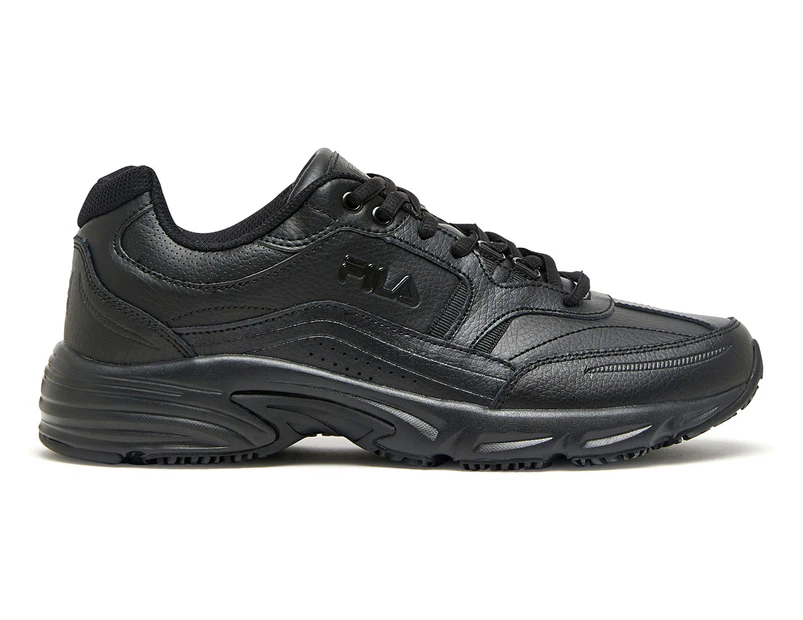 Fila Men's Memory Workshift Shoes - Triple Black