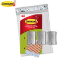 Command Jumbo Adhesive Universal Picture Hangers 3-Pack - Silver