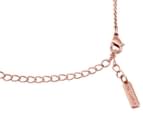 Mestige Chevron Necklace & Earrings Set w/ Swarovski® Crystals - Rose Gold 5