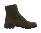 Lucky Brand Women's Boots Combat & Lace-Up Boots - Color: Military Green