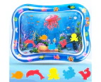 MABIZ Tummy Time Water Play Mat - Inflatable Baby Water Play Mat for babies