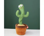 Kids Christmas Gift Funny Dancing Cactus Plush Toy