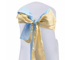 Satin Chair Sashes Cloth Cover Wedding Party Event home Decoration Table Runner