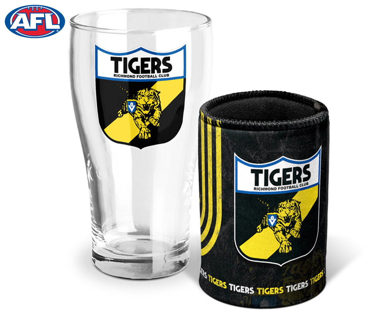 Richmond Tigers AFL Football Drinks Cooler Bag With Tray 35cm x 20cm x 20cm 