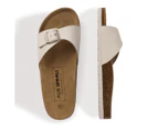 Aus Wooli Australia Unisex Toorak Sandals - White