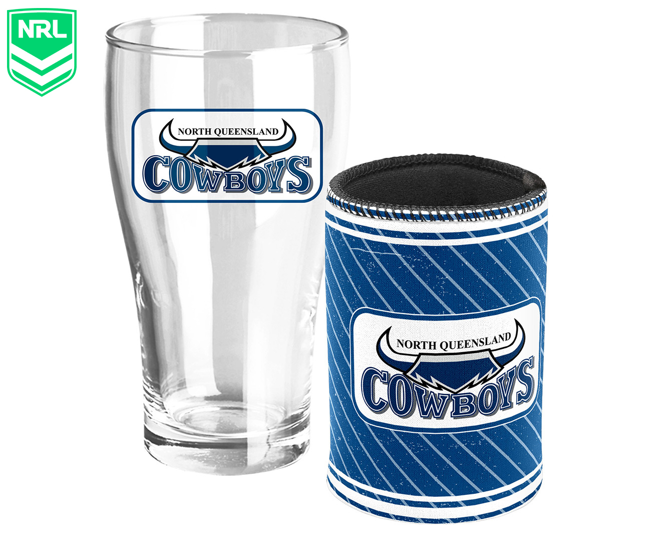 North Queensland Cowboys Can Cooler - North Queensland Cowboys Merchandise  - NRL Merchandise - Sporting Goods -  — The Bedroom