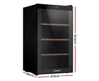 Devanti Wine Cooler Fridge 34 Bottles