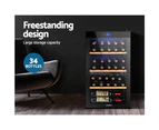 Devanti Wine Cooler Fridge 34 Bottles