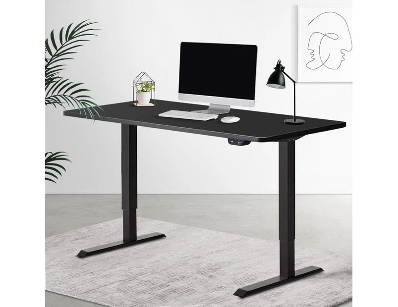 Artiss Standing Desk Sit Stand Up Desks Black & Black 120cm