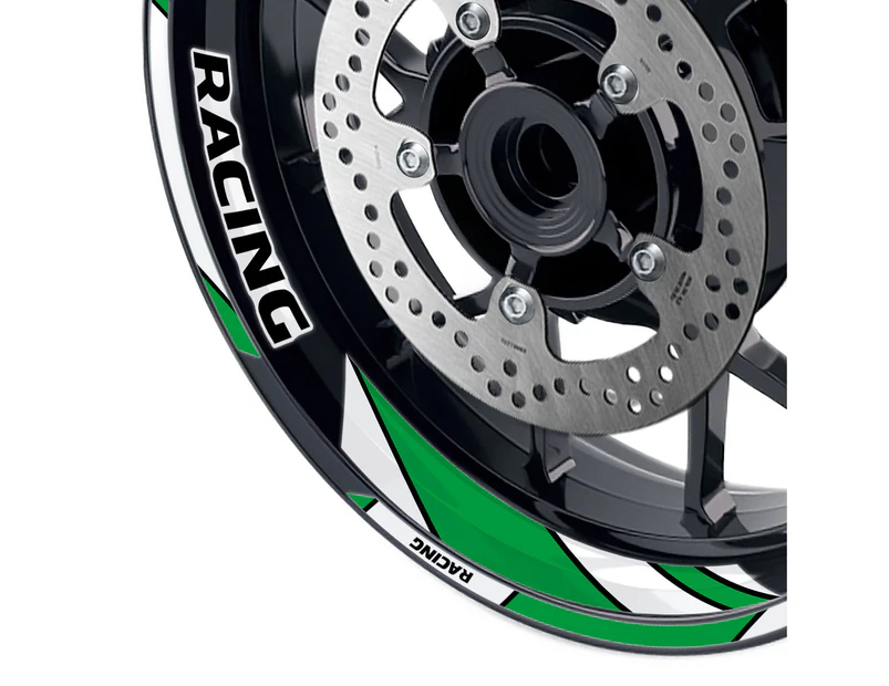 Dark Green GP06 17 inch Motorcycle Vinyls Wheel Decal Rim Sticker For Yamaha FZ10 MT-10 18-21 20 19