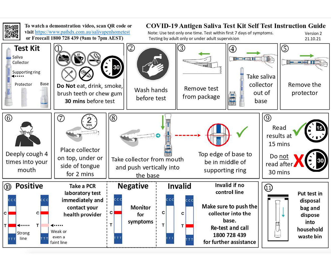 Ecotest Covid Rapid Antigen Saliva Self Test Pk Catch Com Au