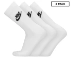 Nike Unisex Everyday Essential Crew Socks 3-Pack - White/Black