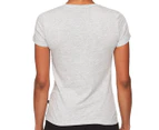 Puma Women's Essentials Logo Tee / T-Shirt / Tshirt - Light Grey Heather