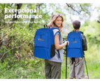 25L Travel Backpack Mens Foldable Backpacks Camping Hiking Folding Bag Rucksack - Blue