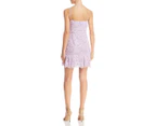 Aqua Women's Dresses Mini Dress - Color: Lavender