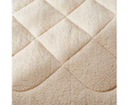Dreamz Mattress Topper 100% Wool Underlay Reversible Mat Pad Protector Queen