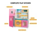 Wooden Play Kitchen Kids Educational Toys Toddler Roleplay Set Pretend Playset 9Pcs 3