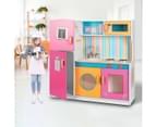 Wooden Play Kitchen Kids Educational Toys Toddler Roleplay Set Pretend Playset 9Pcs 10