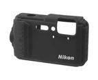 Nikon Coolpix W300 - Yellow with Black Silicon Jacket - Black