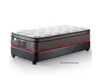 Kingston Slumber Mattress SINGLE Size Bed Euro Top Pocket Spring Bedding Firm Foam 34CM