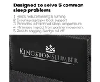 Kingston Slumber Mattress SINGLE Size Bed Euro Top Pocket Spring Bedding Firm Foam 34CM