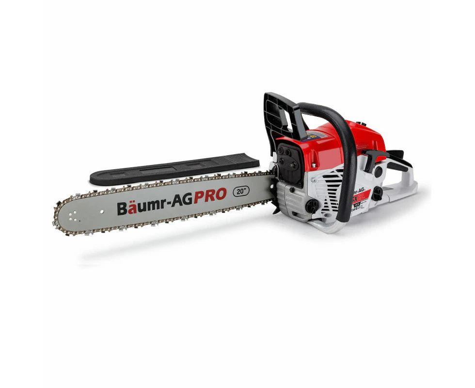 Baumr-AG 62CC Petrol Commercial Chainsaw 20 Bar E-Start Pruning Chain Saw